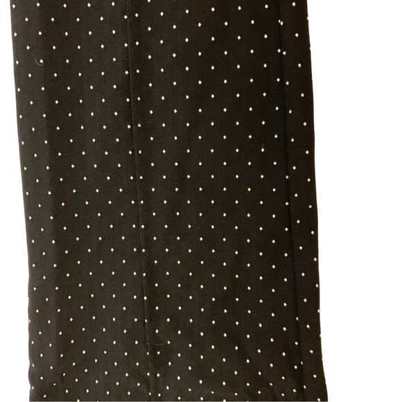 89th + Madison Black & White Polka Dots Pants Lounge Wear with Waist Drawstring - Picture 4 of 7